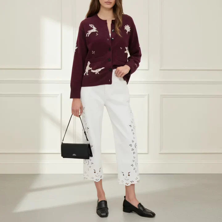 Applique Cardigan