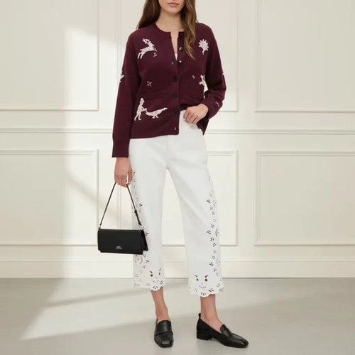Applique Cardigan