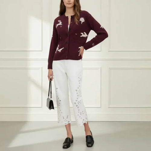 Applique Cardigan