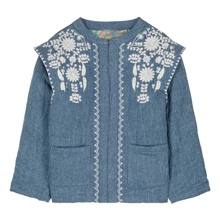 Quilted Embroidered Jacket
