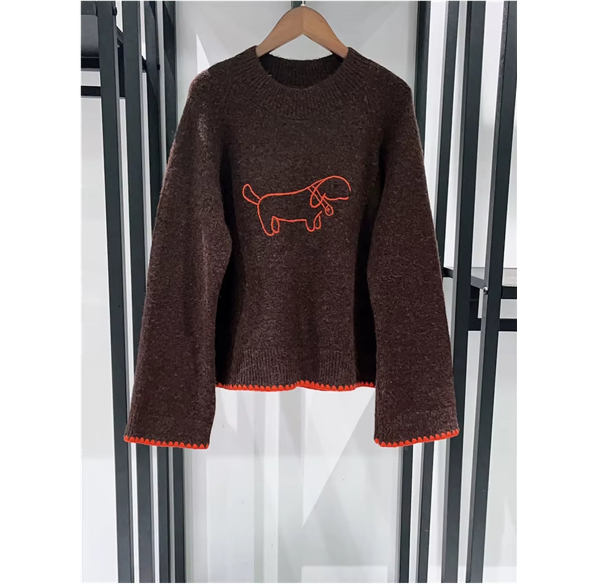 Embroidered Dog Sweater