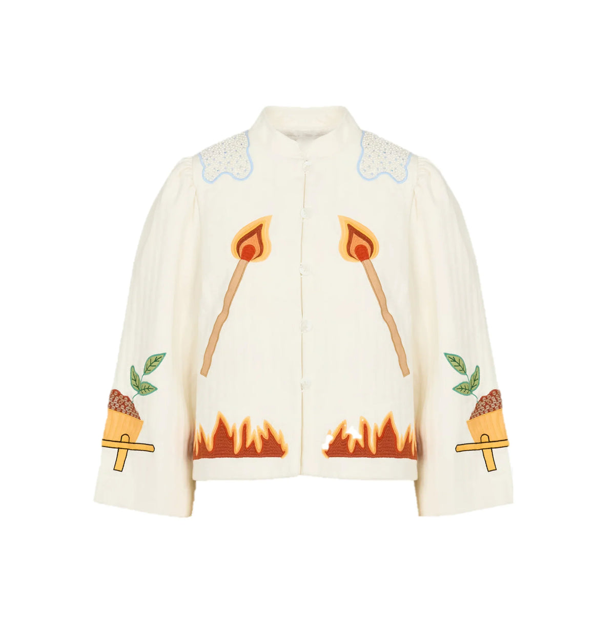 Cotton Print Jacket