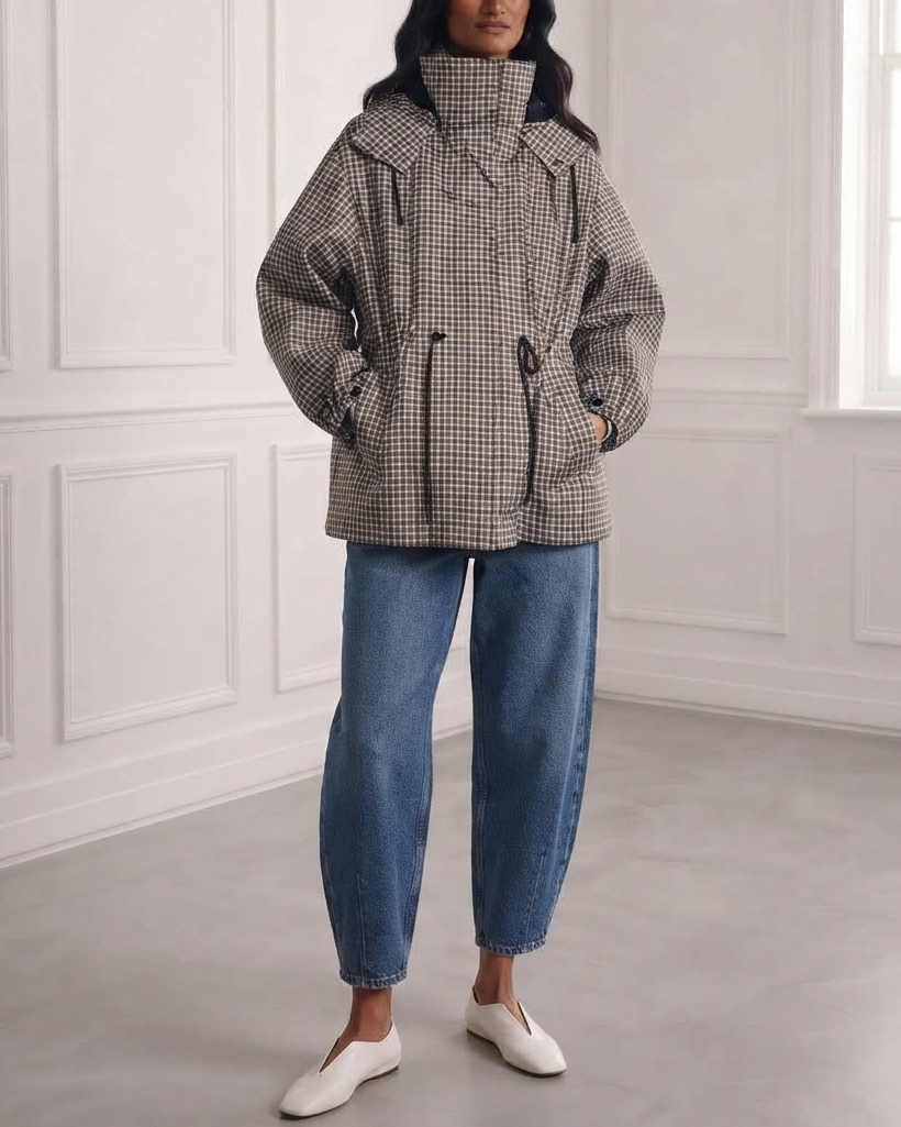 Plaid Raincoat